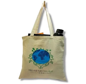 Lightweight Eco Friendly Canvas Jhoola <b>Bag</b> With Colorful Print Suitable For Shopping Work Or Study From India - Product Image 2