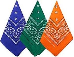 Customized Logo Size Print Cotton Square Bandana Scarf Multifunctional Adult Accessory Multi-Used <b>Bandanas</b> Sale for Outdoor Use - Product Image 1