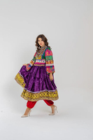 Vestido Afgano Kuchi para Mujer, para Bodas y Fiestas, de Georgette y Seda, Corte Ajustado, Tallas y Colores Personalizados, Elegante, Musulmán, OEM
