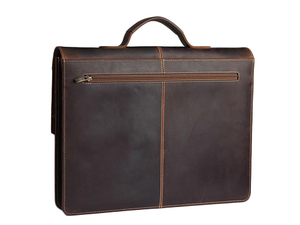 Top Quality Genuine Leather Classic Business Vintage Real Genuine Leather <b>Messenger</b> <b>Bag</b> Laptop <b>Bag</b> for <b>Men</b> in a Low Price - Product Image 4