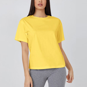 เสื้อยืดผู้หญิงคอตตอน 100% ดีไซน์ตามสั่ง รับทำโลโก้ OEM สินค้าใหม่มาแรง ขายส่ง ผลิตในบังกลาเทศ - Product Image 6
