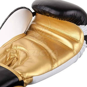 Diseño personalizado Guantes de boxeo ganadores Cuero real Entrenamiento Profesional 100% Guantes de boxeo de cuero genuino - Product Image 4