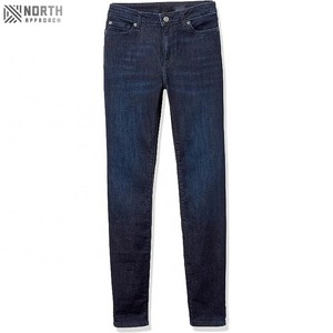 Jeans de Mezclilla para Mujer, Talla Grande, Estilo Casual, Rectos, Personalizados OEM 2025, Alta Calidad, Lavado a la Arena, Desgastados, con Logotipo Personalizado - Product Image 5