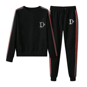 100% algodón Baggy Fleece sudaderas con capucha de gran tamaño Jogger conjunto chándal para hombres transpirable Fitness ropa deportiva verano - Product Image 2