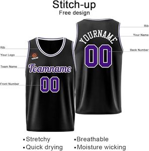 Unisex Custom Athletic Shirt High Quality Reversible Sleeveless Basketball Uniform 3D Pattern Personalized Team Wear - Product Image 2