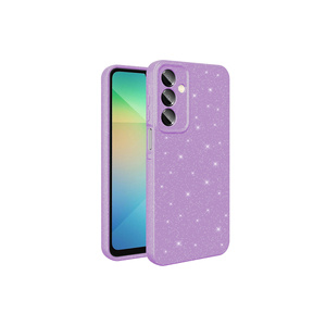 Funda de Silicona Líquida Suave con Protección de Cámara y Acabado Brillante de Lujo para Samsung Galaxy A16, Estilo Lila Ins - Product Image 1