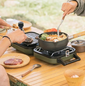 فرن طباخ حديث ثنائي الموقد صغير محمول للسفر RV للاستخدام التجاري حار بيع فرن فرن صغير مزدوج البيوتان - Product Image 6