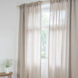 ม่านผ้าทอโปร่งสำหรับโรงแรมทำมือดีไซน์แบบใสเป็นธรรมชาติทันสมัยผ้าม่านสำหรับห้องนั่งเล่นโรงพยาบาล - Product Image 1