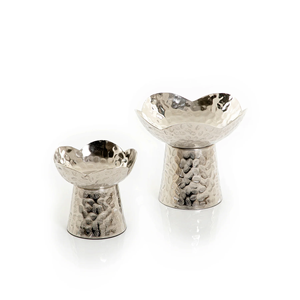 แท่นวางเค้กโลหะแบบตอกชุบนิกเกิลคุณภาพสูงแท่นวางสำหรับโชว์เค้กโรงแรมและภัตตาคารอุปกรณ์ตกแต่งงานแต่งงาน - Product Image 1