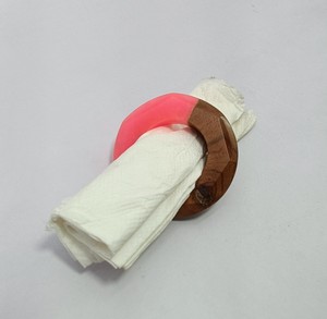 Servilleteros de resina hechos a mano en colores creativos y patrones estilo Capsicum surtidos para boda, fiesta y decoración de mesa de Hotel - Product Image 6