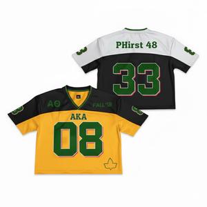 Camiseta de Fútbol Transpirable con Estampado Sublimado Personalizado, Diseño de Bordado de Moda Urbana, Logotipo de Malla Corta, para Fanáticos del Equipo Estadounidense - Product Image 2