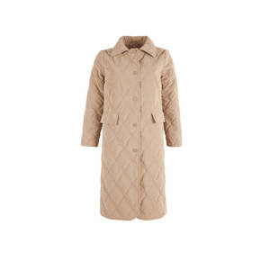 Chaqueta Acolchada con Capucha para Mujer, con Bordado Desmontable, Estilo Casual Otoñal - Product Image 1