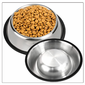 24 oz Eco-Friendly <b>Stainless</b> <b>Steel</b> <b>Dog</b> <b>Bowl</b> Anti-Slip Metal Design Pet <b>Bowls</b> & Feeders - Product Image 3