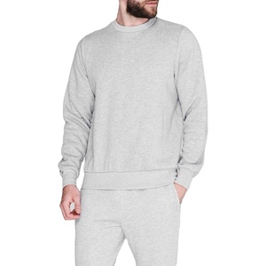 2025 sur mesure hommes sweat haute qualité col rond manches longues séchage rapide hiver basics avec techniques brodées - Product Image 3