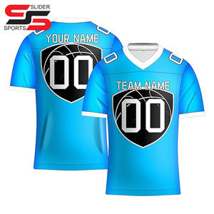 Camiseta deportiva de gran tamaño recortada personalizada para mujer, camiseta de malla cuadrada de fútbol americano, uniforme de fútbol, Kit de ropa de entrenamiento para hombres - Product Image 2