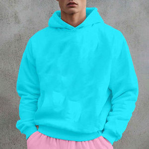 Sweat-shirt à capuche sur mesure pour hommes 100% coton French Terry Heavyweight Oversized Drop Shoulder Streetwear Pullover Heavyweight - Product Image 3