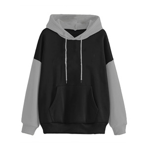 Sudadera con capucha Unisex con logotipo personalizado 100% algodón Boxy Pullover con capucha transpirable Anti-Pilling Fleece Hoodies para mujer - Product Image 1