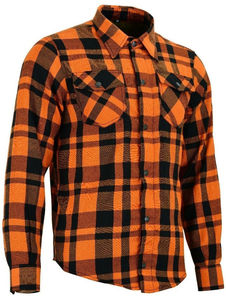 Meilleures chemises en flanelle pour hommes Poches zippées Conception à carreaux à la mode pour l'hiver Été Moto Protection Plus Size Respirant - Product Image 2