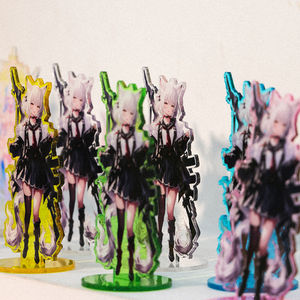 Support en acrylique pailleté personnalisé, logo personnalisé, support d'affichage en plastique transparent durable pour la promotion de bureau, vente en gros - Product Image 2