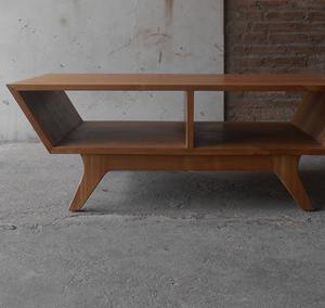 Meubles de table basse en bois de teck moderne - Product Image 2