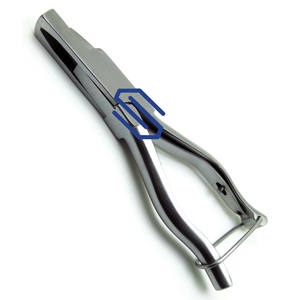 Orejeras de acero inoxidable, instrumentos quirúrgicos dentales con forma de V, 6 pulgadas, CE - Product Image 1