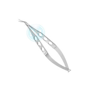 Tijeras Oftálmicas de Precisión para Corneoscleroma, para Zurdos, Hojas Medianas, Herramientas de Microcirugía Ocular, Grado Hospitalario - Product Image 2