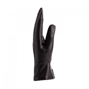 Made <b>in</b> Italy Men's Winter Leather Gloves with cashmere lining - Product Image 2