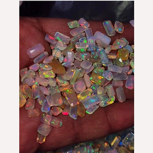 775 pièces d'opale éthiopienne naturelle avec feu 6mm à 13mm octogone baguette facette 597 Cts Lot Iroc ventes lâche pierre précieuse coupe US $956 - Product Image 1