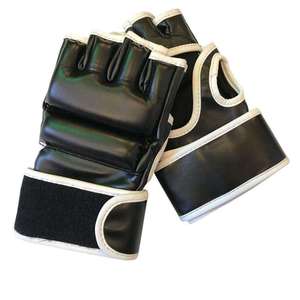 MMA <b>Gloves</b>-Non-Slip Comfortable Hook & Loop Closure Customizable <b>Moisture</b> Wicking PU Material Unisex Safe Training Equipment - Product Image 3
