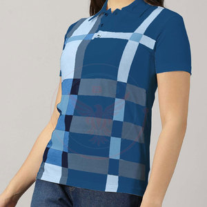 T-shirts pour femmes en tricot léger, respirant, couleur unie, décontracté, avec une seule décoration - Product Image 3