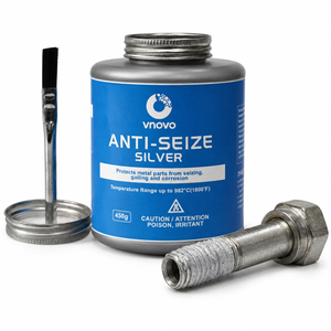 Grasa Plateada Antiadherente Vnovo de Alta Temperatura, 450g, Lubricante Automotriz para Protección de Piezas Metálicas - Product Image 2