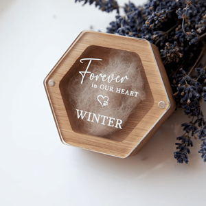 Wholesale <b>Wood</b> Hexagon Shape Custom Pet Fur Keepsake <b>Urn</b> <b>for</b> <b>Ashes</b> Pet <b>Urn</b> From Vietnam Funeral Supplies - Product Image 2