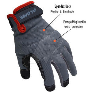 Gants de mécanicien en cuir pour la protection des mains, vente en gros, produit chaud, pour la vente en ligne - Product Image 2