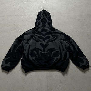 Custom 100% Cotton Good Quality <b>Hoodie</b> Printing logo Oem 3d Us Size Emboss Hoodies - Product Image 2