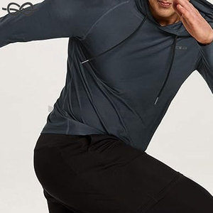 เสื้อวิ่งแขนยาวแบบสวมหัวแห้งสำหรับผู้ชายเสื้อออกกำลังกายฟิตเนสและยิมสำหรับออกกำลังกายและกิจกรรมกีฬา - Product Image 5