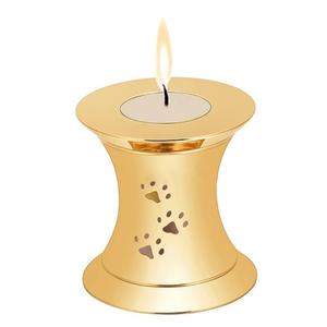 Hermosa urna decorativa de luz en T de Metal sólido conmemorativo para adultos, hombres, mujeres, grandes urnas de cremación de latón para cenizas humanas - Product Image 6