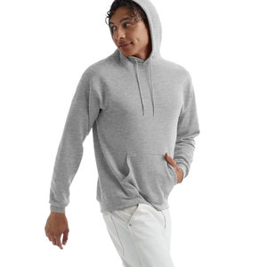 Performance Big Sweat à capuche pour homme Coton polaire Couleur noire Sweat à capuche thermique Marque privée Sweats à capuche gris - Product Image 1