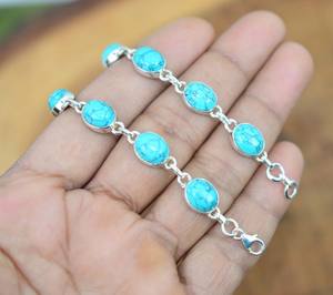 สร้อยข้อมือ925ทำด้วยมือสำหรับเด็กหญิงและเจ้าสาวสไตล์โบฮีเมียน - Product Image 2