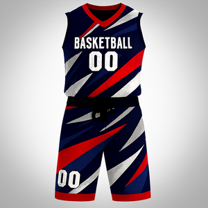 Ensemble de maillots de basket-ball réversibles personnalisés OEM vêtements de sport en polyester avec sublimation imprimée uniformes de basket-ball - Product Image 4