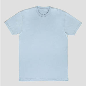 Camiseta de Algodón Grueso para Hombre, Manga Corta, Cuello Redondo, con Logotipo de Impresión Digital Personalizada, Camisetas con Patrón Sólido - Product Image 2