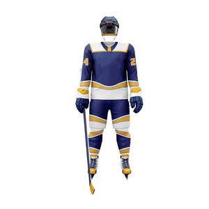 2025 Uniforme de hockey sobre hielo personalizado superventas en línea Haga su propio diseño de equipo Nuevo estilo Diseño transpirable con servicio OEM - Product Image 6