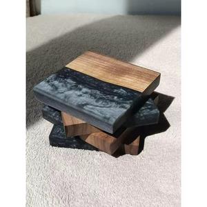 Gran oferta, posavasos de madera, posavasos de madera grabado respetuoso con el medio ambiente, posavasos para taza de té para uso doméstico y de oficina - Product Image 1