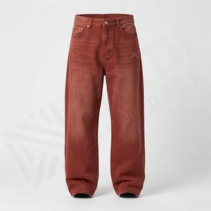 Pantalones Cargo Deportivos de Nylon con Botones Laterales, Estilo Casual, Holgados, Lisos, Personalizados al por Mayor de Fábrica, para Hombre - Product Image 1