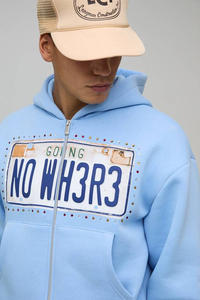 Sweat-shirts pour hommes personnalisés en coton 100% avec double fermeture éclair, brodés, épais, en polaire, de haute qualité, pour l'hiver - Product Image 3