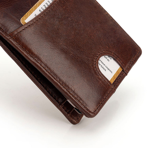 High Quality <b>Men's</b> Leather <b>Wallet</b> Luxury Designer <b>Men</b> PU Leather Bifold <b>Wallet</b> - Product Image 6