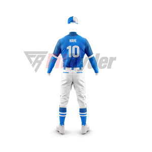 Uniformes de béisbol 2024 ligeros OEM Ropa deportiva de secado rápido El mejor diseño con conjuntos transpirables de material de poliéster - Product Image 2