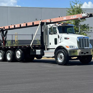 Affordable Quality USED 2019 348 Tandem Axle 28 ft Flatbed Truck - 350HP Automatic Ready To Export Worldwide - Product Image 1