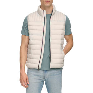 Chaleco Acolchado Informal de Lona Ligera con Logotipo Personalizado para Hombre, Color Sólido, Ropa de Abrigo de Invierno - Product Image 2