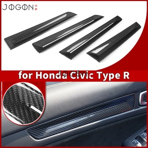 Rivestimento del Pannello Laterale per <span class=keywords><strong>Honda</strong></span> <span class=keywords><strong>Civic</strong></span> <span class=keywords><strong>Type</strong></span> <span class=keywords><strong>R</strong></span> 11a Gen FL5 2023+ in Vera Fibra di Carbonio, Striscia Decorativa per Quattro Porte, Accessori Interni - Product Image 2