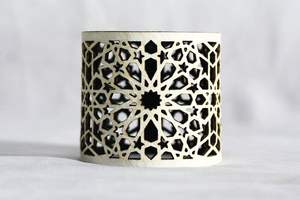 Brazalete de Metal de aleación de Zinc Popular de alta calidad, pulsera bohemia de borde ancho geométrica minimalista exagerada para el verano - Product Image 4